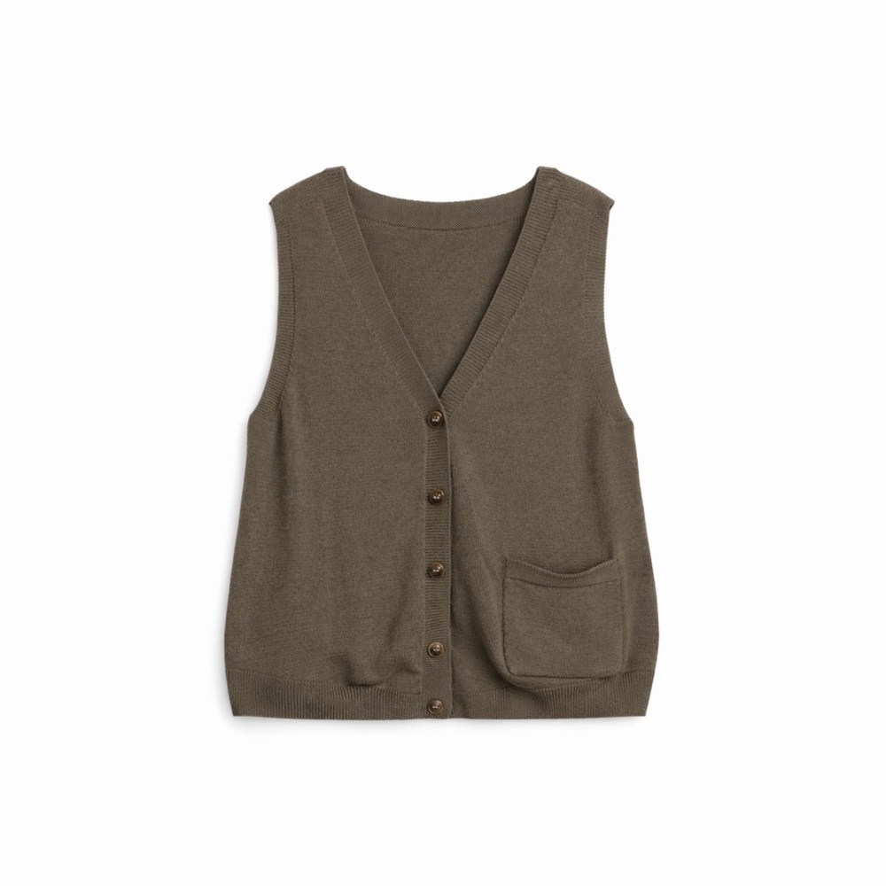 Knit Button Top - image 1